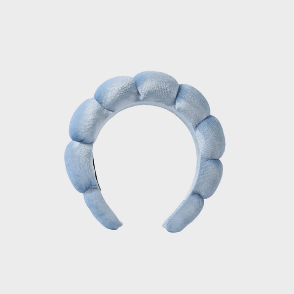 Just- Jen Velvet Cloud Suede Headband Accessory in Various Colors - Picture 6 of 7